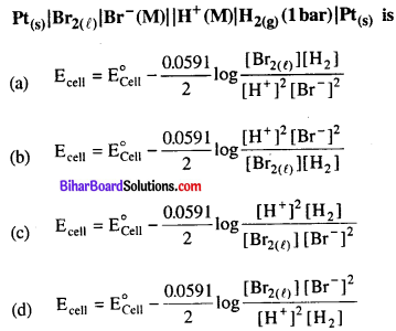 Bihar Board 12th Chemistry Objective Answers Chapter 3 Electrochemistry 4