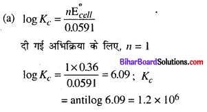 Bihar Board 12th Chemistry Objective Answers Chapter 3 वैद्युतरसायन 6