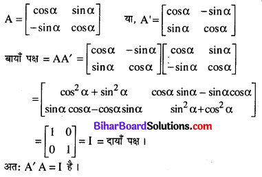 Bihar Board 12th Maths Model Question Paper 5 in Hindi SAQ Q5