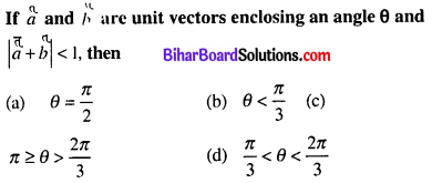 Bihar Board 12th Maths Objective Answers Chapter 10 Vector Algebra Q20