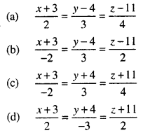 Bihar Board 12th Maths Objective Answers Chapter 11 Three Dimensional Geometry Q19