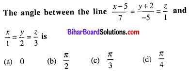 Bihar Board 12th Maths Objective Answers Chapter 11 Three Dimensional Geometry Q31
