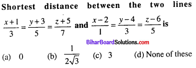 Bihar Board 12th Maths Objective Answers Chapter 11 Three Dimensional Geometry Q41