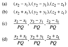 Bihar Board 12th Maths Objective Answers Chapter 11 Three Dimensional Geometry Q9