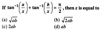 Bihar Board 12th Maths Objective Answers Chapter 2 Inverse Trigonometric Functions Q17