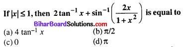 Bihar Board 12th Maths Objective Answers Chapter 2 Inverse Trigonometric Functions Q51