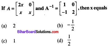 Bihar Board 12th Maths Objective Answers Chapter 3 Matrices Q35
