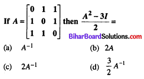 Bihar Board 12th Maths Objective Answers Chapter 4 Determinants Q38