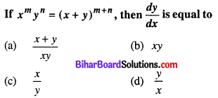 Bihar Board 12th Maths Objective Answers Chapter 5 Continuity and Differentiability Q24