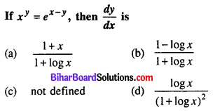 Bihar Board 12th Maths Objective Answers Chapter 5 Continuity and Differentiability Q27