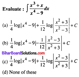 Bihar Board 12th Maths Objective Answers Chapter 7 Integrals Q10