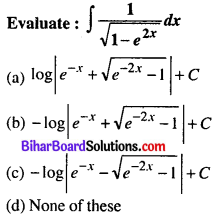 Bihar Board 12th Maths Objective Answers Chapter 7 Integrals Q11