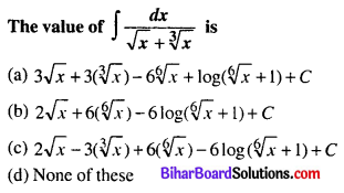 Bihar Board 12th Maths Objective Answers Chapter 7 Integrals Q14
