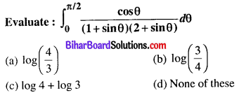Bihar Board 12th Maths Objective Answers Chapter 7 Integrals Q27