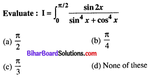 Bihar Board 12th Maths Objective Answers Chapter 7 Integrals Q31