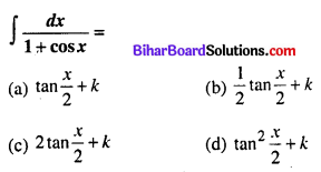 Bihar Board 12th Maths Objective Answers Chapter 7 समाकलन Q43