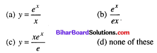 Bihar Board 12th Maths Objective Answers Chapter 9 Differential Equations Q35