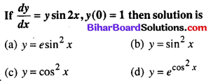 Bihar Board 12th Maths Objective Answers Chapter 9 Differential Equations Q39