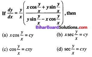 Bihar Board 12th Maths Objective Answers Chapter 9 Differential Equations Q46