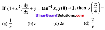 Bihar Board 12th Maths Objective Answers Chapter 9 Differential Equations Q59