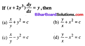 Bihar Board 12th Maths Objective Answers Chapter 9 Differential Equations Q61