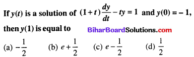 Bihar Board 12th Maths Objective Answers Chapter 9 Differential Equations Q64