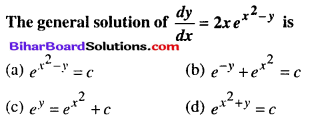 Bihar Board 12th Maths Objective Answers Chapter 9 Differential Equations Q73