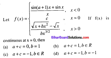Bihar Board 12th Maths VVI Objective Questions Model Set 2 in English Q6
