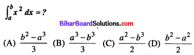 Bihar Board 12th Maths VVI Objective Questions Model Set 3 in Hindi Q20