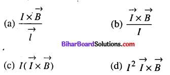 Bihar Board 12th Physics Objective Answers Chapter 4 गतिमान आवेश और चुम्बकत्व - 1