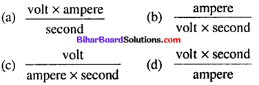 Bihar Board 12th Physics Objective Answers Chapter 6 Electromagnetic Induction - 3