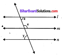 Bihar Board 9th Maths Objective Answers Chapter 6 रेखाएँ और कोण Q45