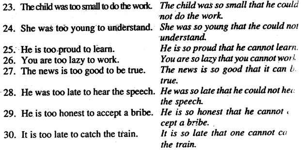 Bihar Board Class 12 English Grammar Transformation of Sentences 3