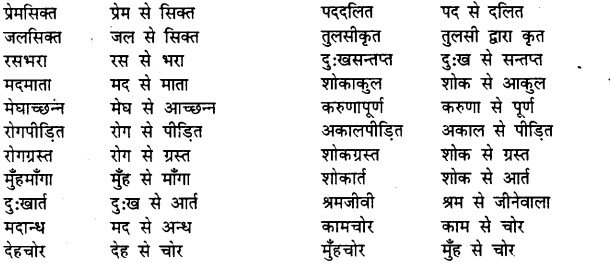 Bihar Board Class 12th Hindi व्याकरण समास 6