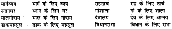 Bihar Board Class 12th Hindi व्याकरण समास 7