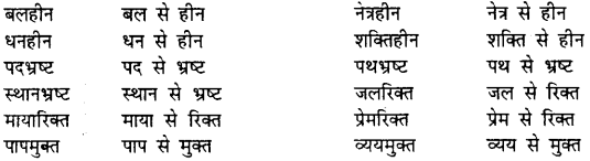 Bihar Board Class 12th Hindi व्याकरण समास 8