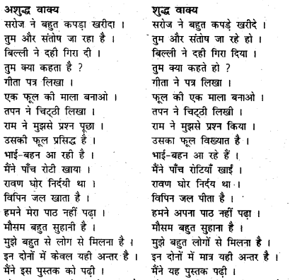 Bihar Board Class 7 Hindi व्याकरण Grammar 31