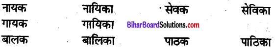 Bihar Board Class 10 Hindi व्याकरण लिंग-10
