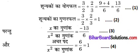 Bihar Board Class 10 Maths Solutions Chapter 2 बहुपद Additional Questions LAQ 2