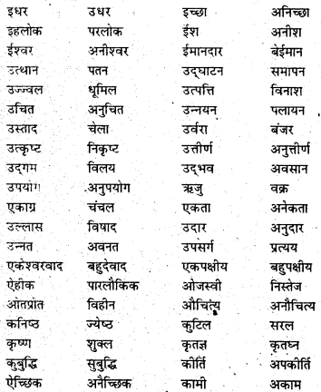 Bihar Board Class 6 Hindi व्याकरण Grammar 34