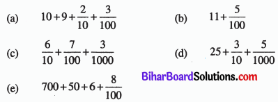 Bihar Board Class 6 Maths Solutions Chapter 8 दशमलव Ex 8.2 Q5