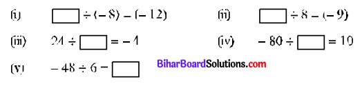 Bihar Board Class 7 Maths Solutions Chapter 1 पूर्णांक की समझ Ex 1.3 Q3