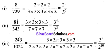 Bihar Board Class 7 Maths Solutions Chapter 8 घातांक Ex 8.1 Q9