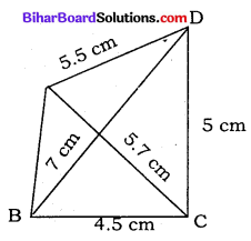 Bihar Board Class 8 Maths Solutions Chapter 7 ज्यामितीय आकृतियों की रचना Ex 7.2 Q1