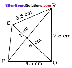 Bihar Board Class 8 Maths Solutions Chapter 7 ज्यामितीय आकृतियों की रचना Ex 7.2 Q3