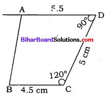 Bihar Board Class 8 Maths Solutions Chapter 7 ज्यामितीय आकृतियों की रचना Ex 7.3 Q1