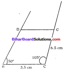 Bihar Board Class 8 Maths Solutions Chapter 7 ज्यामितीय आकृतियों की रचना Ex 7.4 Q3