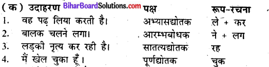 Bihar Board Class 9 Hindi व्याकरण परसर्ग 'ने' का क्रिया पर प्रभाव - 2