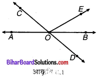 Bihar Board Class 9 Maths Solutions Chapter 6 रेखाएँ और कोण Ex 6.1