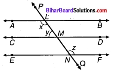 Bihar Board Class 9 Maths Solutions Chapter 6 रेखाएँ और कोण Ex 6.2